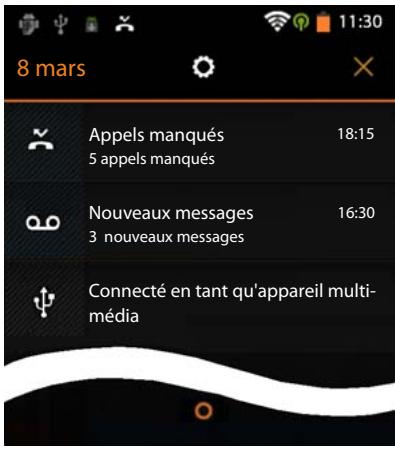 SIEMENS GIGASET SL930A - Ouvrir les pages d'application - 1