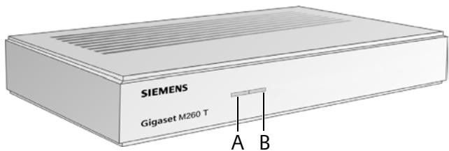 SIEMENS GIGASET M260 T - Cara frontal - 1