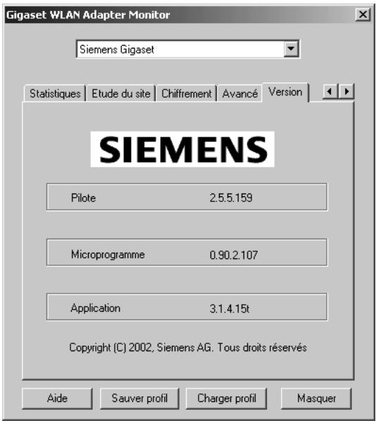 SIEMENS GIGASET PC CARD 11 - Version - 1