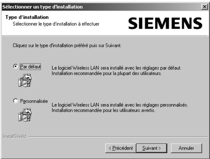 SIEMENS GIGASET PC CARD 11 - Installation avec Windows 98, 98 SE, ME, 2000 - 3