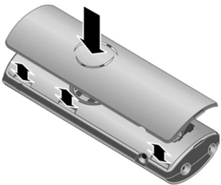SIEMENS GIGASET S455 SIM - Fermeture du couvercle de la batterie - 1
