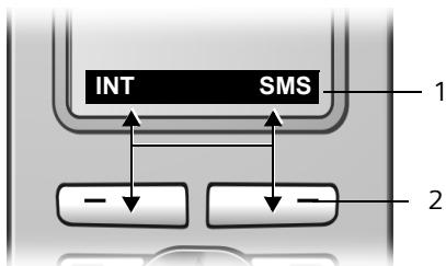 SIEMENS GIGASET S455 SIM - Touches écran - 1