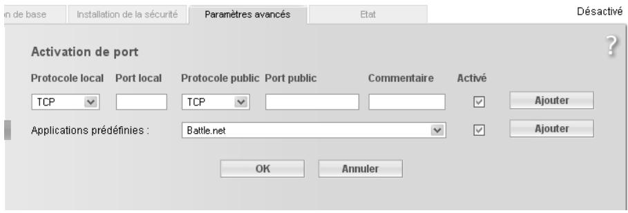 SIEMENS GIGASET SE361 WLAN - Déclenchement de port - 1