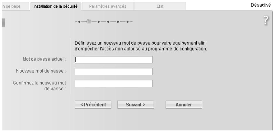 SIEMENS GIGASET SE361 WLAN - Attribution du Mot de passe - 1