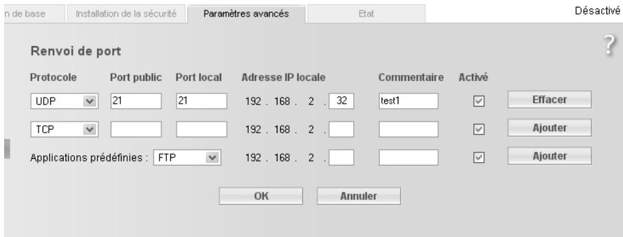 SIEMENS GIGASET SE361 WLAN - Renvoi de port - 1