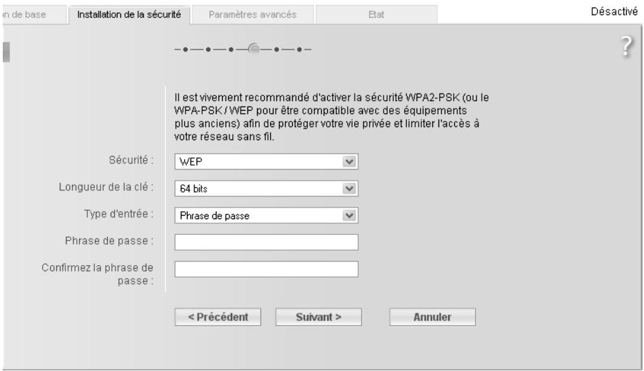 SIEMENS GIGASET SE361 WLAN - Réglages de sécurité - 1