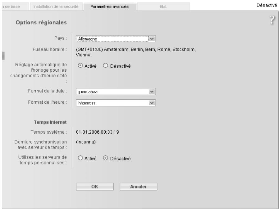 SIEMENS GIGASET SE361 WLAN - Options régionales - 1