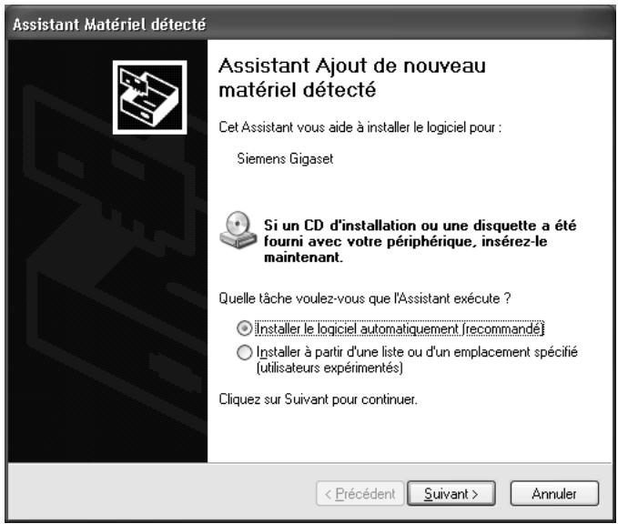 SIEMENS GIGASET USB ADAPTER 11 - Installation du Gigaset USB Adapter 11 - 2