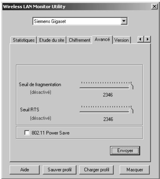 SIEMENS GIGASET USB ADAPTER 11 - Utilitaire de surveillance du réseau LAN sans-fil - 1