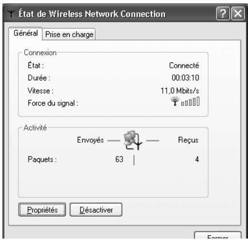 SIEMENS GIGASET USB ADAPTER 11 - Visualiser l'état de la connexion sans-fil - 1