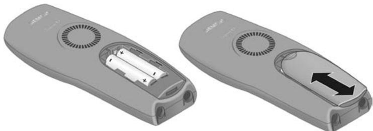 SIEMENS GIGASET CX550 - Batterijenplaatsen - 1