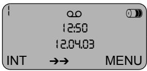 SIEMENS GIGASET CX550 - Display im Ruhezustand - 1