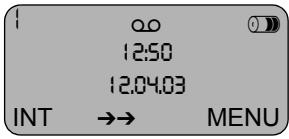 SIEMENS GIGASET CX550 - Display in ruststand - 1