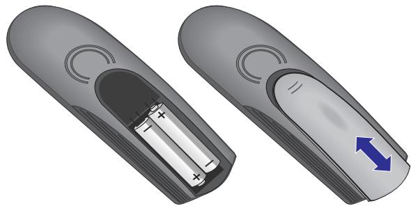 SIEMENS GIGASET4015 COMFORT - Insérer les batteries - 1