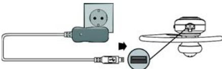 SIEMENS GIGASET ZX600 - Charging the built-in battery - 1