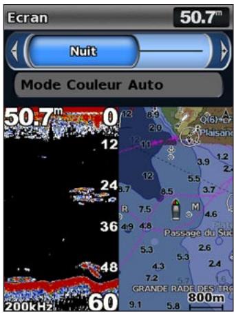 GARMIN GPSMAP 420/420S - Pour passer du mode jour au mode nuit, et inversement : - 2