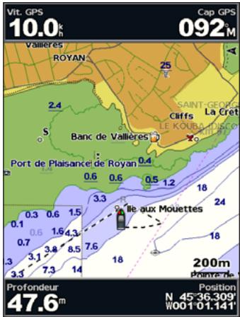 GARMIN GPSMAP 420/420S - Pour activer le journal de suivi : - 1