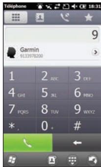 GARMIN NUVIFONE M10 - Composition d'un nombre - 1
