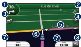 GARMIN NUVIFONE M10 - Utilisation de la carte de navigation - 1
