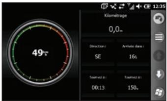 GARMIN NUVIFONE M10 - Affichage du calculateur de voyage - 1