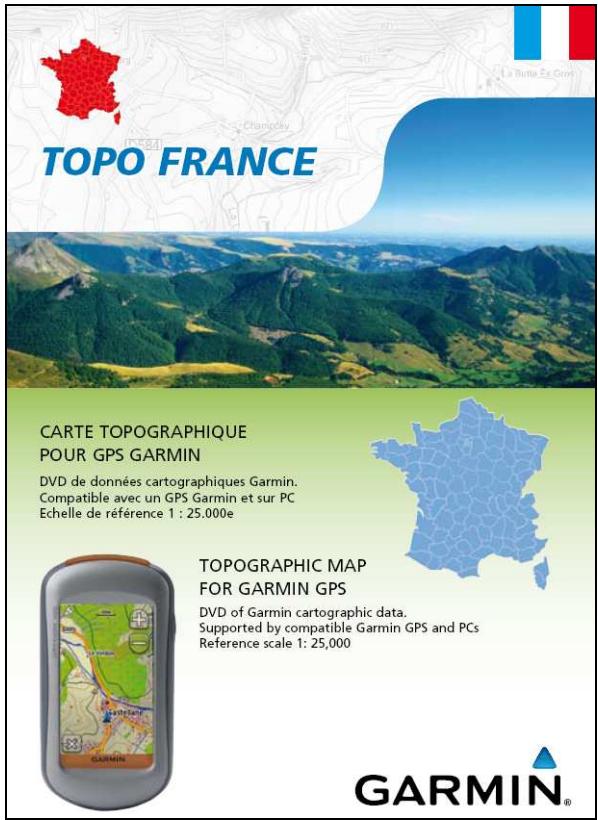 GARMIN TOPO FRANCE - TOPO France for GARMIN GPS - 1
