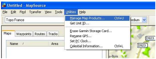 GARMIN TOPO FRANCE - How to unlock a map in MapSource manually - 1