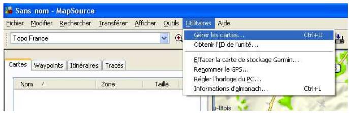 GARMIN TOPO FRANCE - Comment déverrouiller la carte manuellement dans MapSource - 2