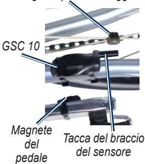 GARMIN GSC 10 - Magnete del pedale sulla pedivella - 1
