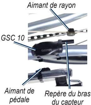 GARMIN GSC 10 - Aimant de pédale sur la manivelle - 1