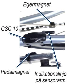 GARMIN GSC 10 - Pedalmagnet på pedalarm - 1