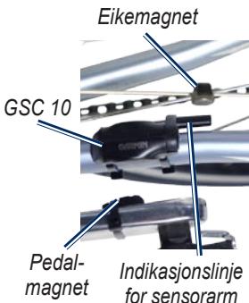 GARMIN GSC 10 - Pedalmagnet på pedalarm - 1