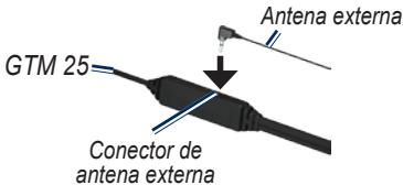 GARMIN GTM 25 - Conexión del receptor de tráfico - 2
