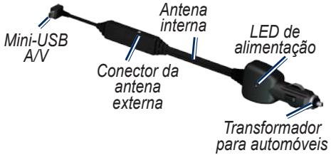 GARMIN GTM 25 - Ligar o receptor de trânsito - 1