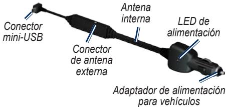 GARMIN GTM 25 - Conexión del receptor de tráfico - 1