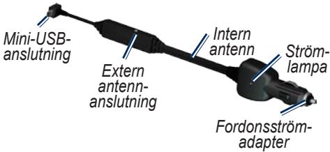 GARMIN GTM 25 - Ansluta trafikinformationsmottagaren - 1