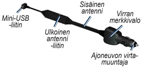GARMIN GTM 25 - Liikennevastaanottimen liittäminen - 1