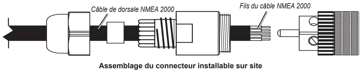GARMIN GWS 10 - Connexion du GWS 10 à un réseau NMEA 2000 existant - 1