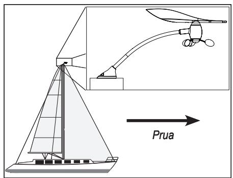 GARMIN GWS 10 - Montaggio dell'unità GWS 10 sull'albero - 1