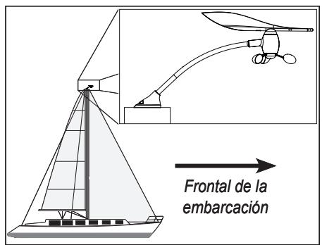 GARMIN GWS 10 - Montaje del GWS 10 en el mastil - 1