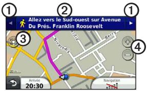 GARMIN DEZL560LT - Utilisation de la carte de navigation piéton - 1