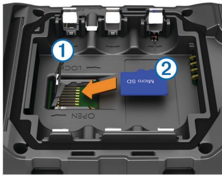 GARMIN MONTERRA - Installation d'une carte mémoire - 1