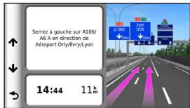 GARMIN NÜVI 3490LT - Affichage des intersections - 1