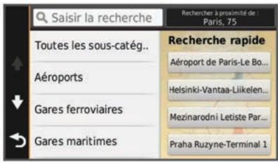 GARMIN DEZL 770 - Recherche dans une catégorie - 1