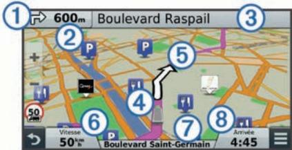 GARMIN DEZL 770 - Votre itinéraire sur la carte - 1