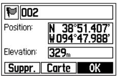 GARMIN services  FORERUNNER 310 XT HRM - Marquage de positions - 1