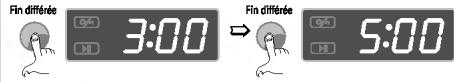 Fin différée 3:00 Fin différée 5:00