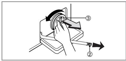 LG WD-481TP - Le filtre de la pompe de vidange - 2