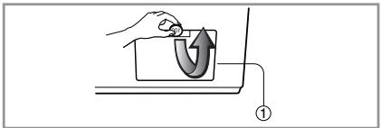 LG WD-481TP - Le filtre de la pompe de vidange - 1
