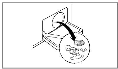 LG F12710WH - Le filtré de la pompe de vidange - 3