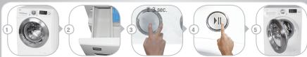 LG F148452WH - Sécurité enfants Sélectionnez cette fonction pour bloquer les boutons de commande et empêcher toute manipulation. - 2